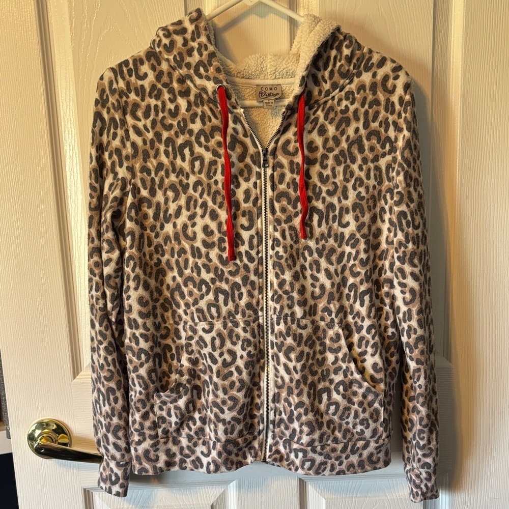 Cheetah Print Sweatshirt